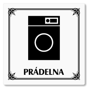 Prádelna, 100x100mm, bílá, Nebraska